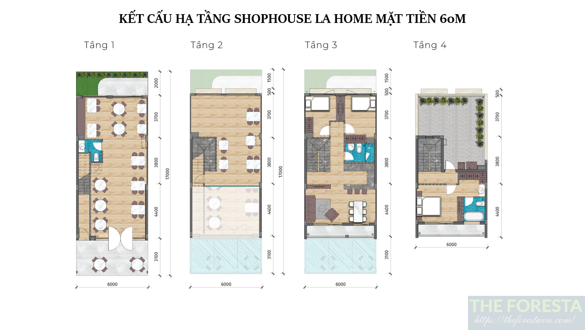 Phong Cách Thiết Kế Vượt Trội Của Shophouse La Home Long An Lộ Giới 60m