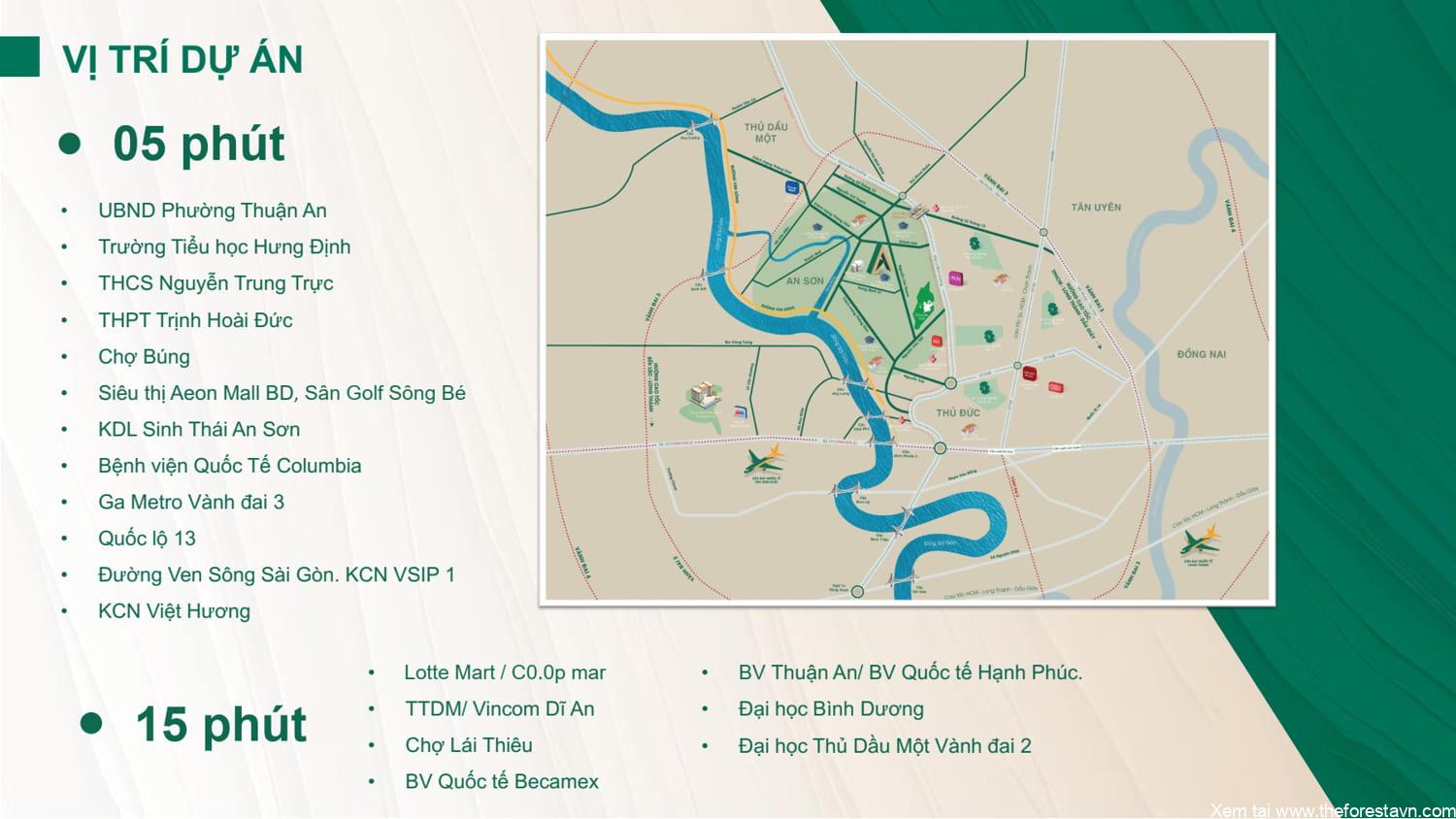The Emerald Garden View gần trường, bệnh viện và siêu thị