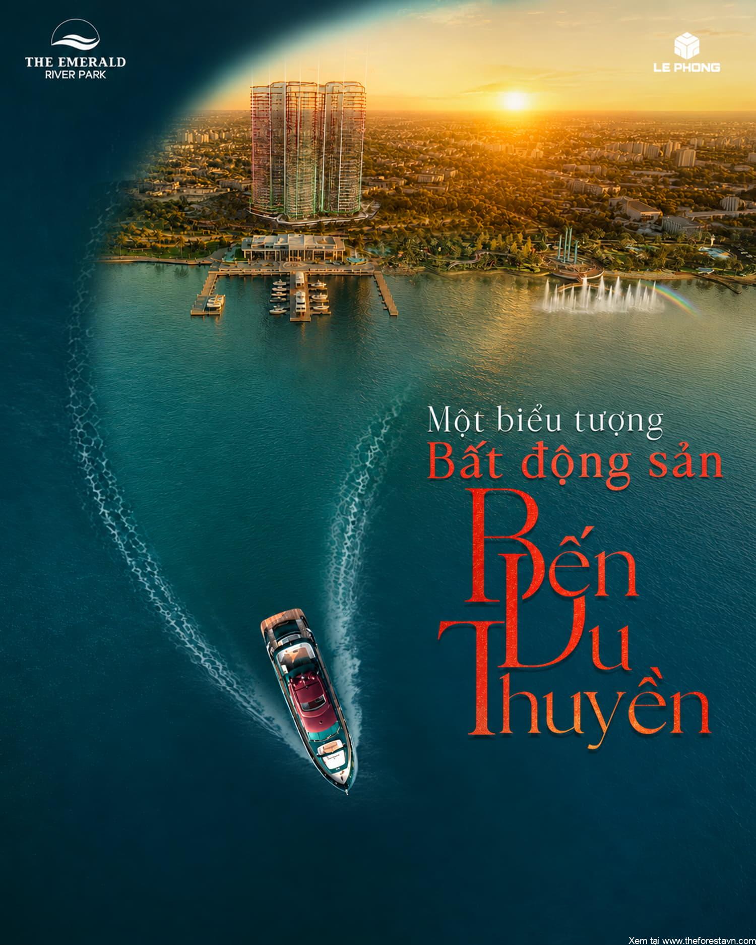 The Emerald River Park dự án bất động sản kết hợp bến du thuyền nằm ven sông tại TP HCM