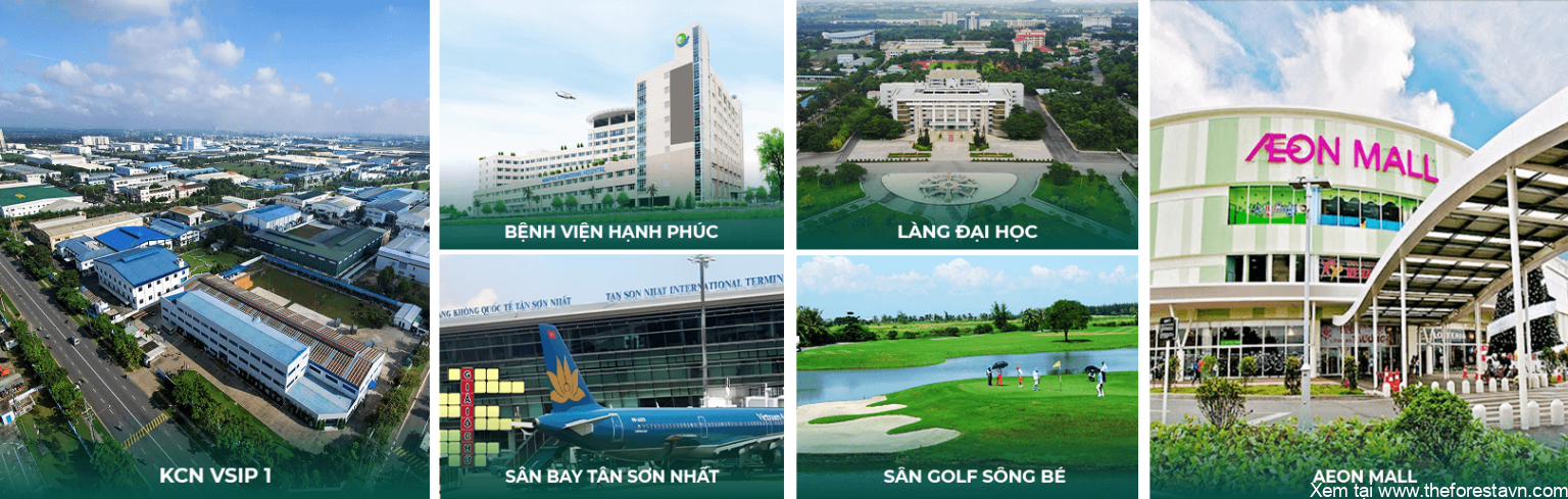 Tiện ích ngoại khu xung quanh The Emerald River Park cung cấp dịch vụ và không gian cho cư dân