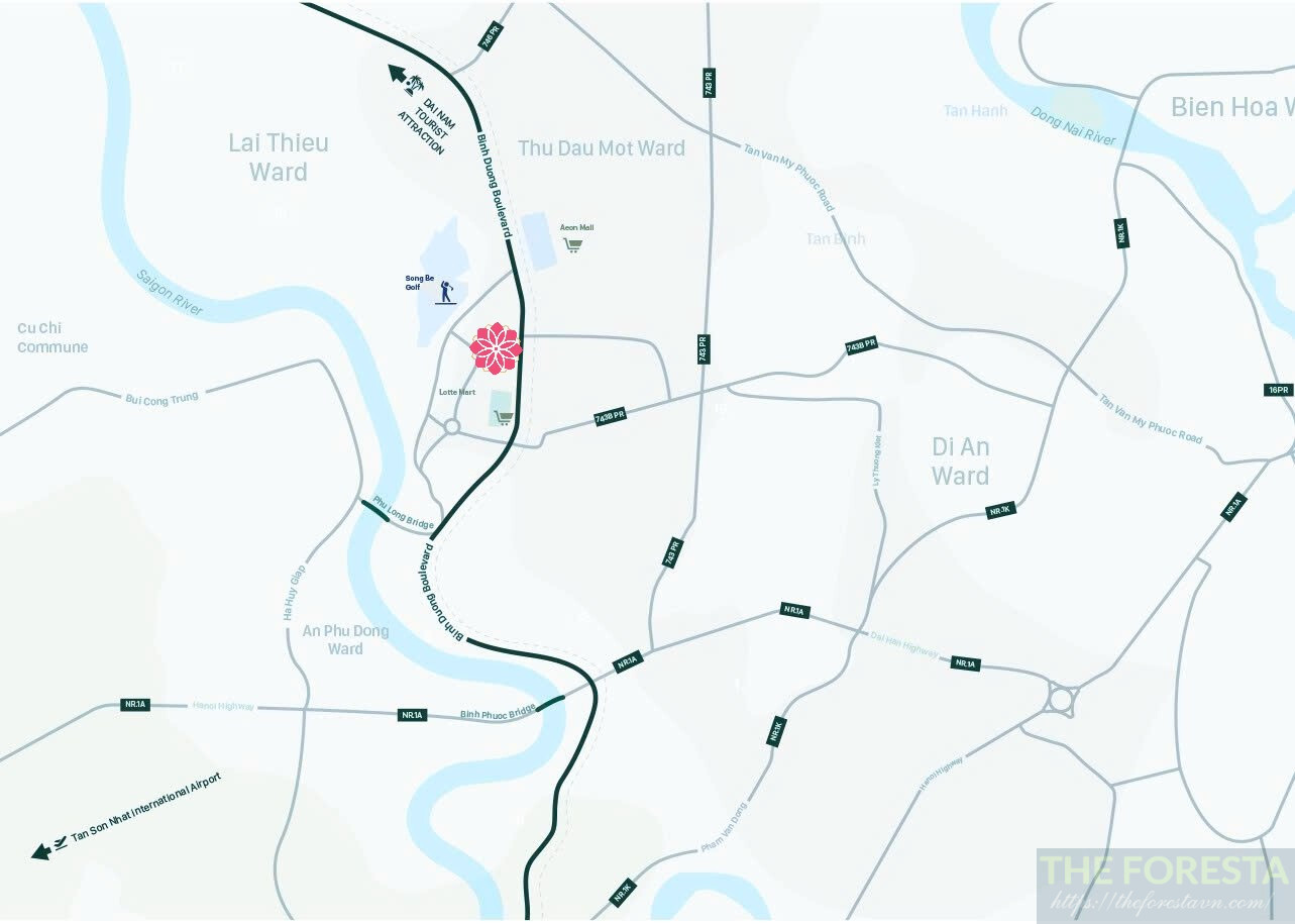 Vị Trí Setia Edenia