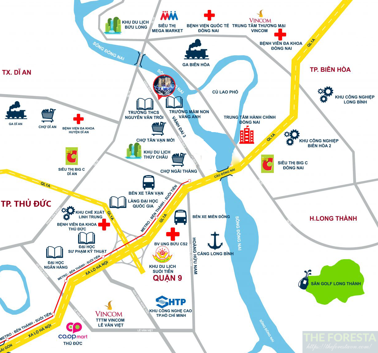 Vị Trí Căn Hộ Fresia Riverside Với Phong Thủy Vượng Khí